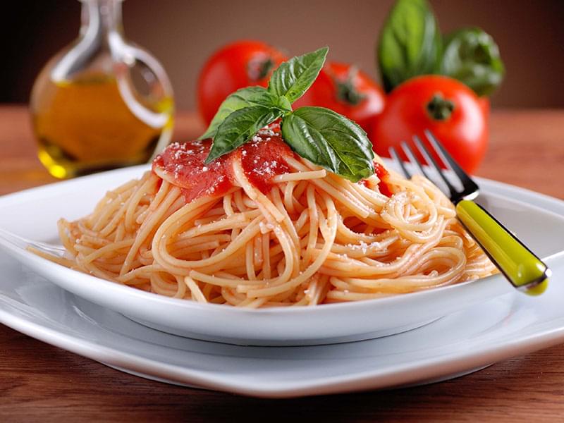 Spaghetti with Tomato Sauce
