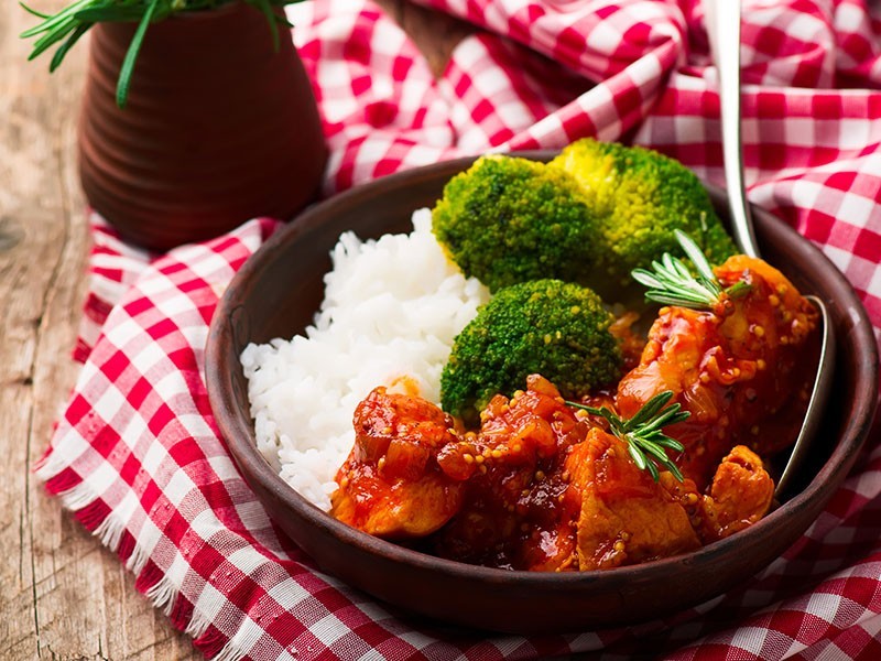 Poulet à la moutarde et au sirop d'érable à la mijoteuse