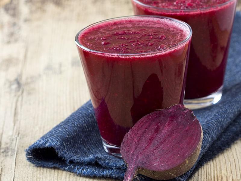 Beet, Blackberry and Apple Purée