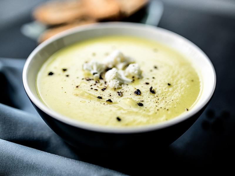 Potage de chou-fleur au fromage