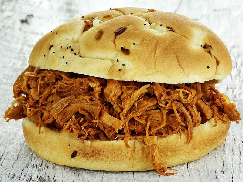 Barbecue Pulled Chicken Sandwich