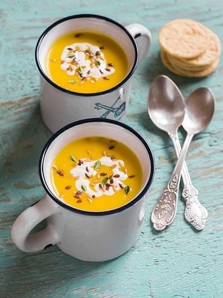 Butternut Squash, Chickpea and Zucchini Soup