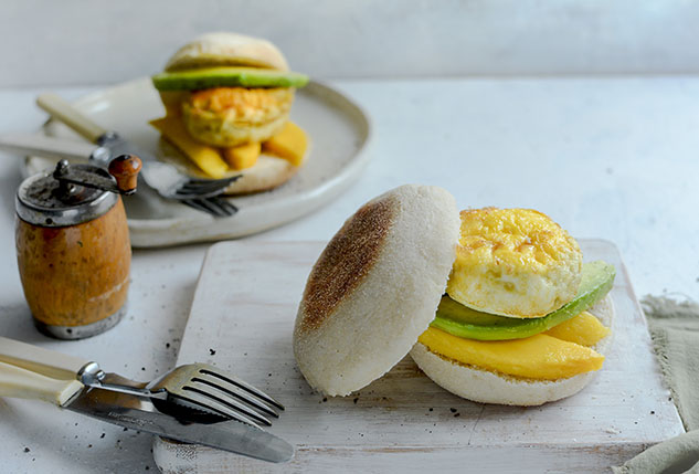 Sandwich-déjeuner à l'oeuf