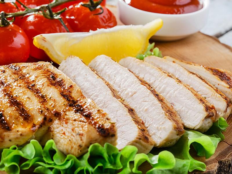 Poitrine de poulet grillée