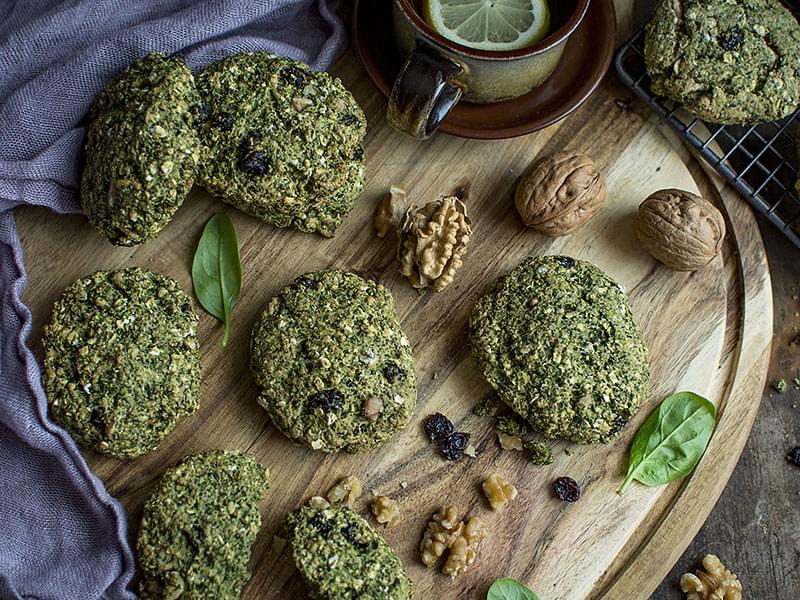 Spinach and Seed Patties