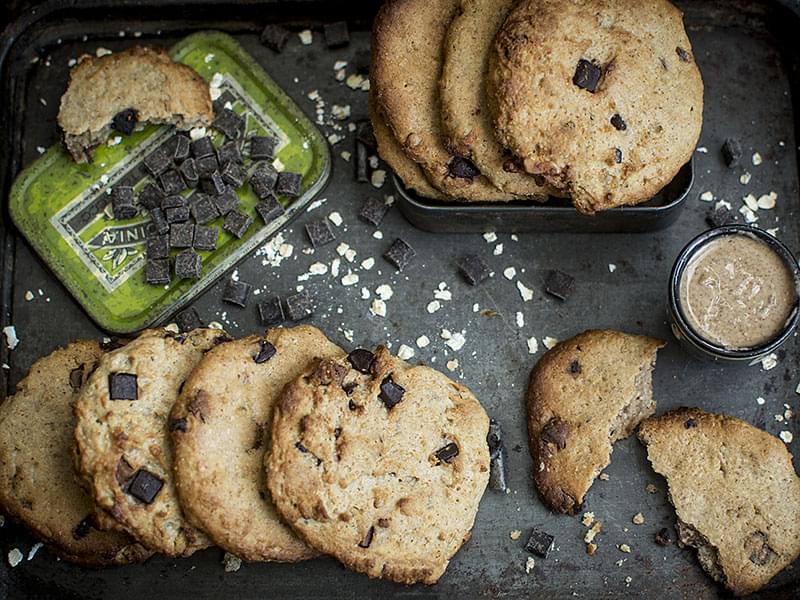 Biscotti al burro di arachidi e cioccolato