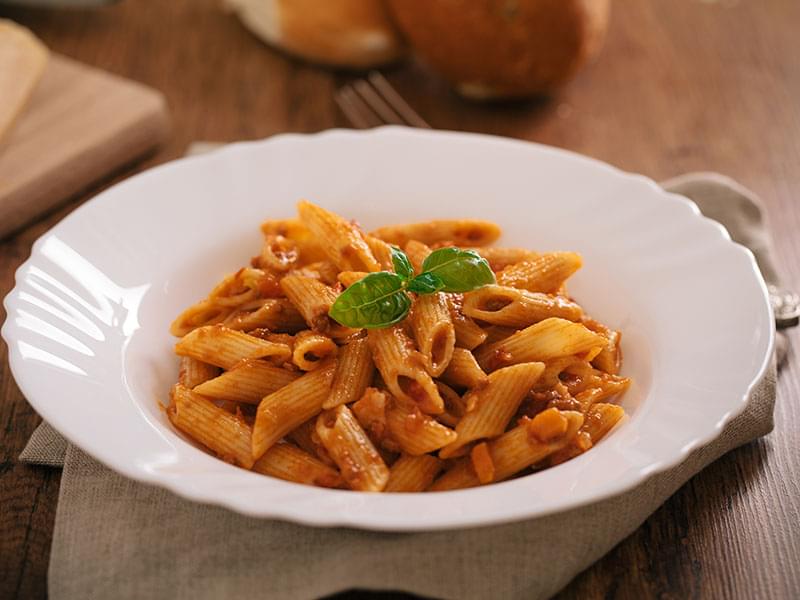 Pasta in a Bolognese Meat Sauce