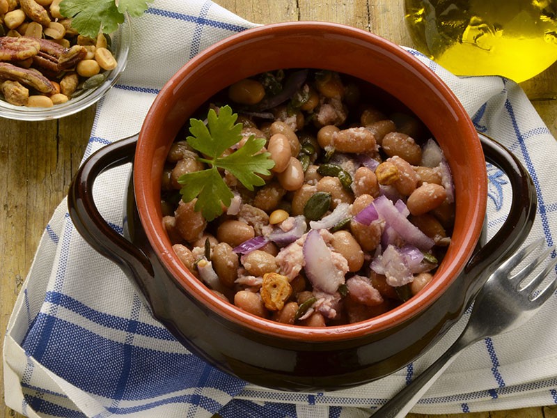 Salade de thon et légumineuses