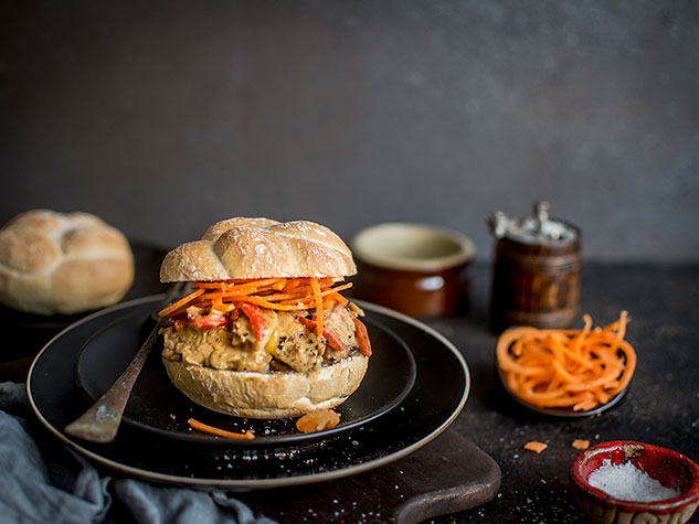 Thai Peanut Vegetarian Sandwich