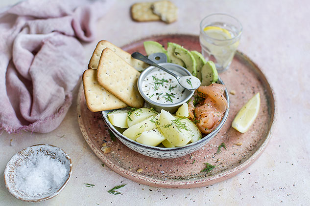 Salmon, Avocado and Potato Bowl