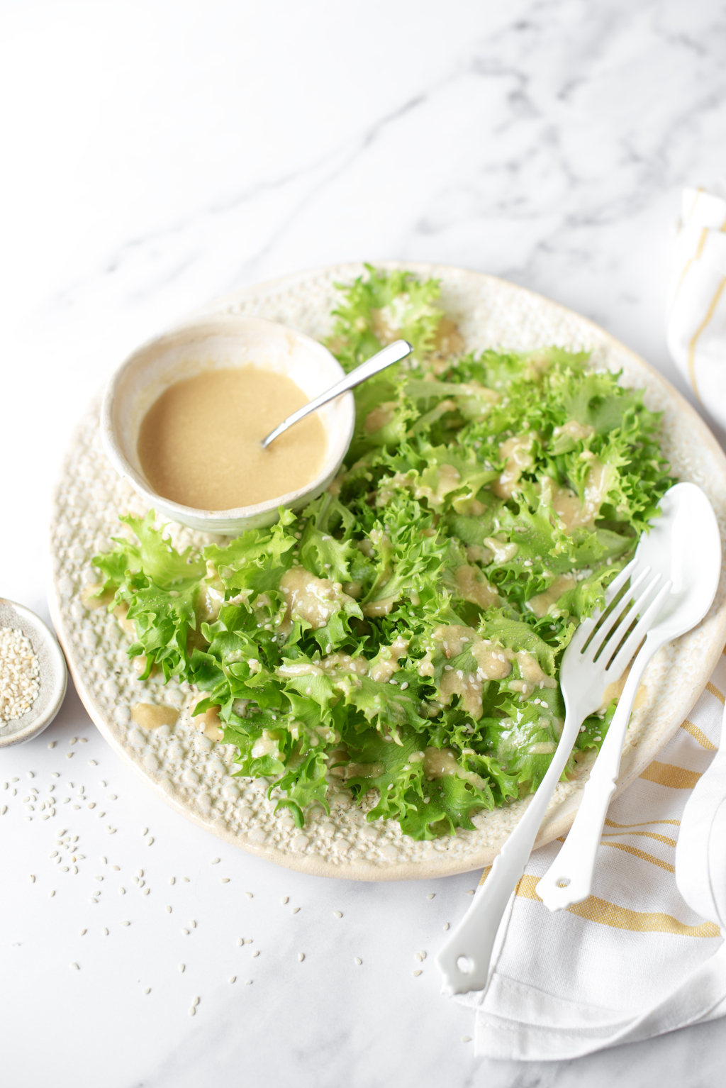 Lattuga verde asiatica