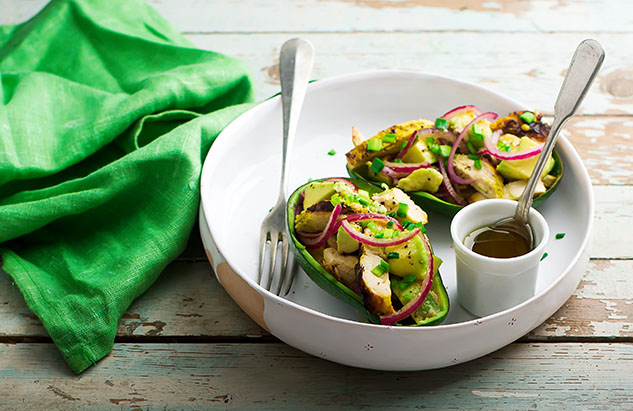 Grilled Chicken with Avocado