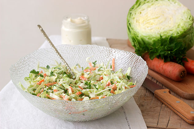 Winter Salad with Creamy Dressing