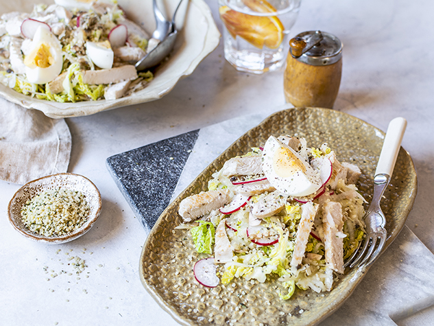 Insalata di tacchino e verdure