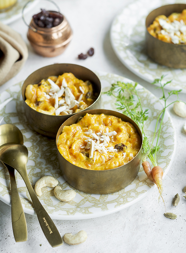 Pudding di carote indiano