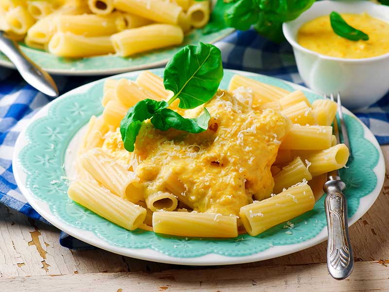 Pâtes à la sauce aux poivrons