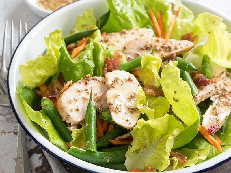 Chicken Salad with a Coriander-Mustard Dressing