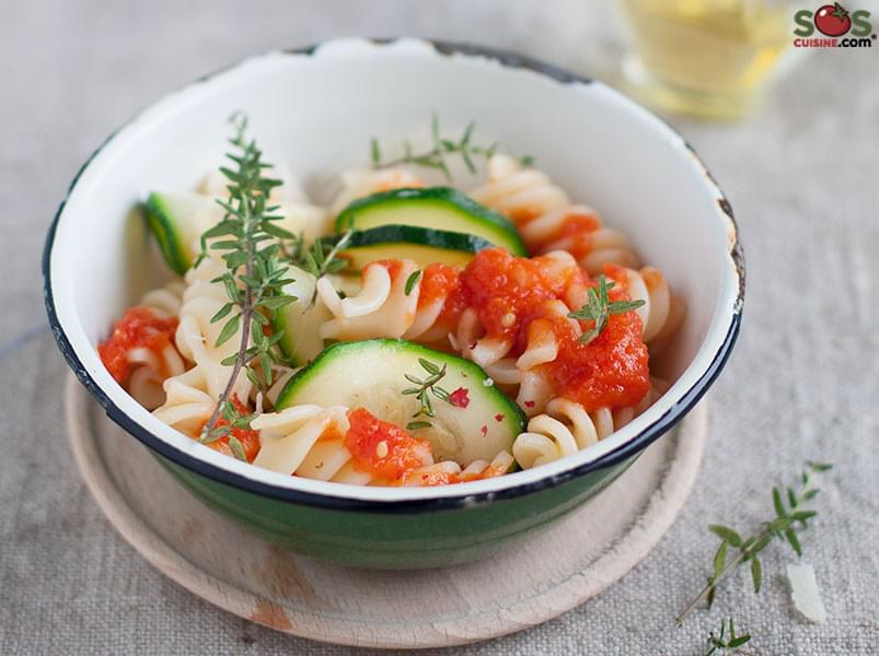 ricette con zucchine Fusilli con zucchine