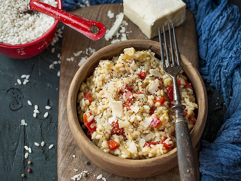 Risotto with Peppers
