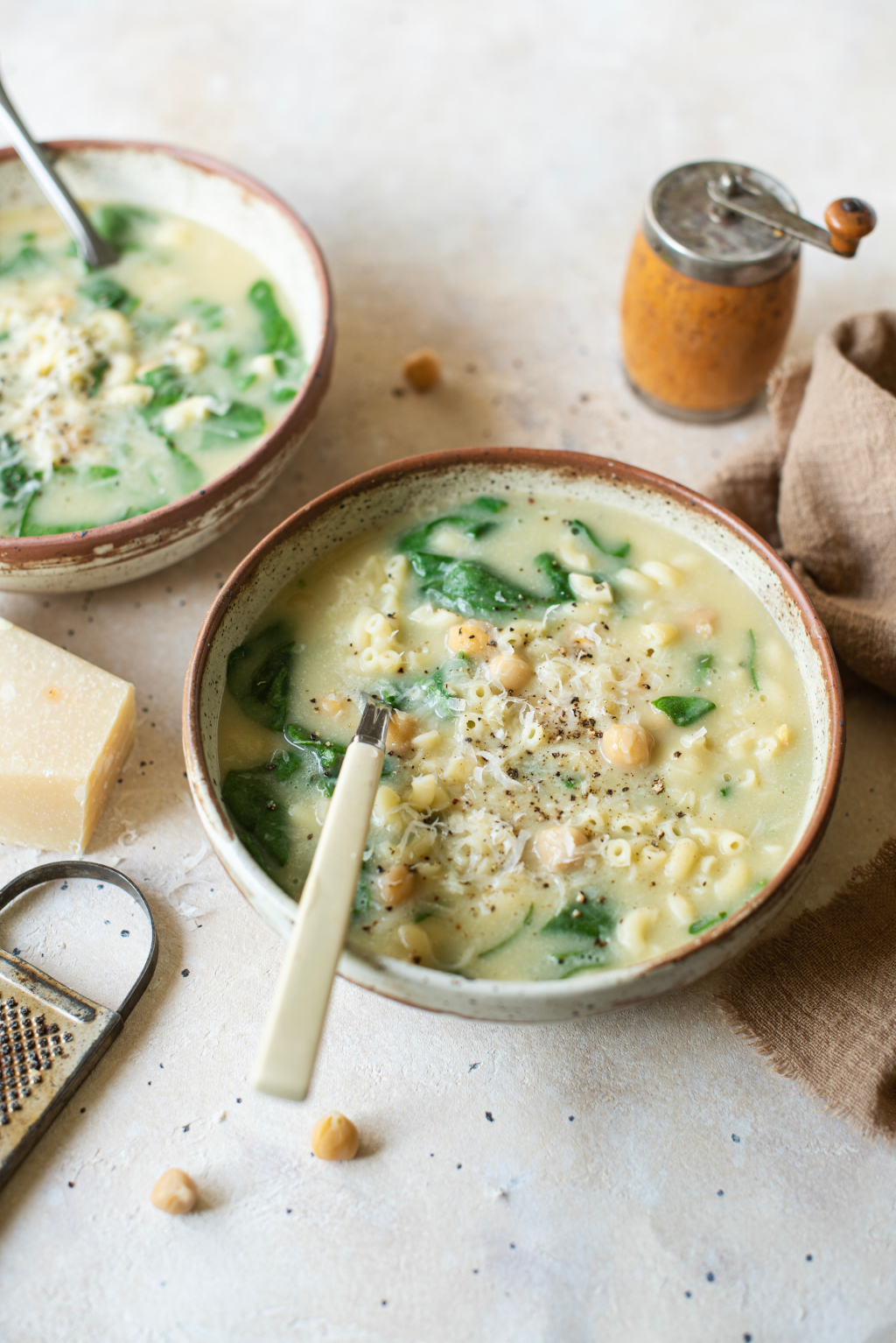 Minestrone di ceci e pasta